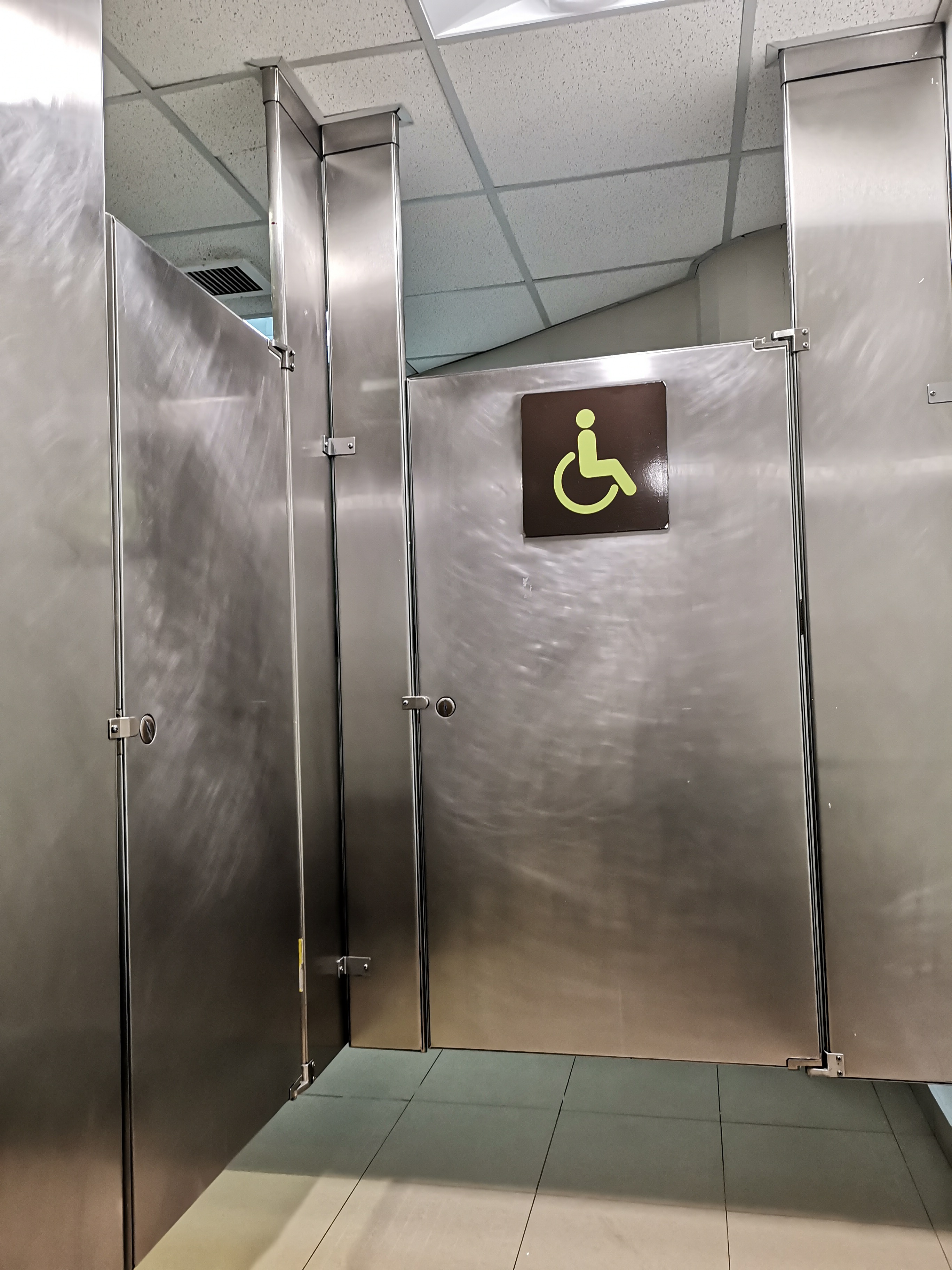 Dear Newark Airport, This is an Accessible Toilet