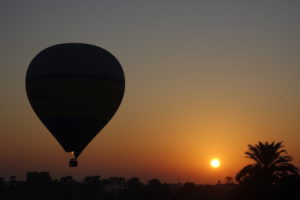 Hot Air Balloons from the Guesthouse.