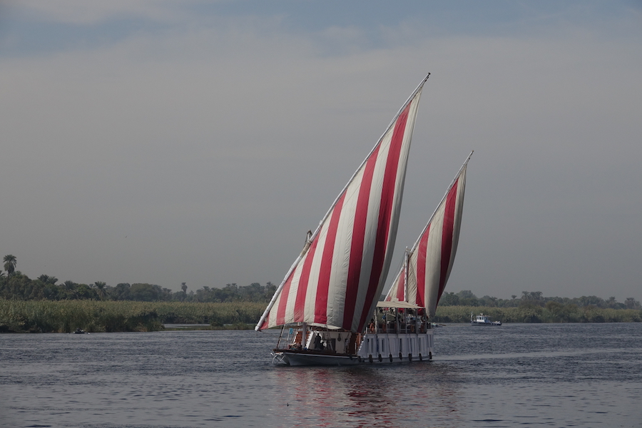 Dahabiya Under Sail