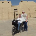My wife and I at the Temple of Medinet Habu